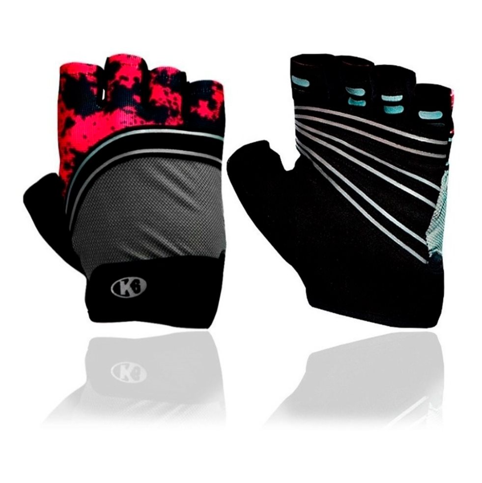 K6 Guantes Fitness Lightning II - S K6 Papeleta x 1 DESCRIPCIÓN DEL PRODUCTO:MODELO: LIGHTNING II- Protección y seguridad: cuenta con un sistema de protección con gel Padding, que ofrece el mejor agarre al usuario y evita lesiones en las manos.- Sistem