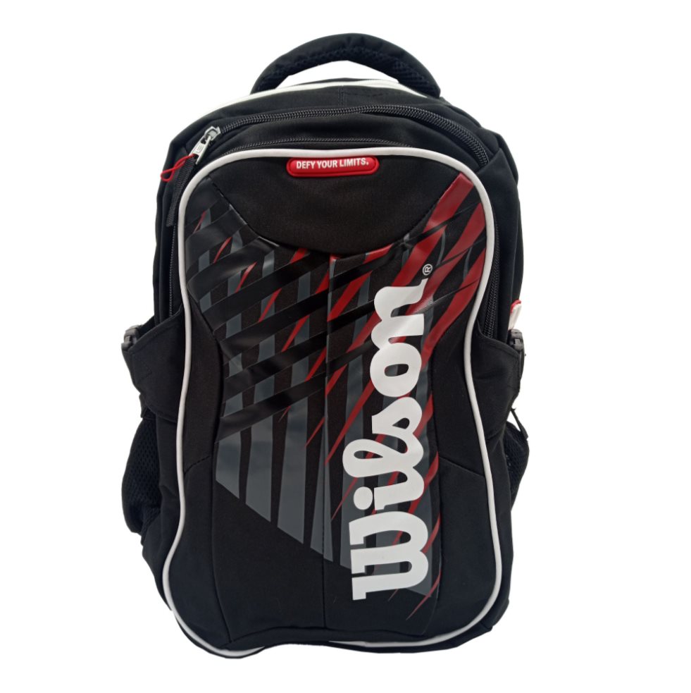 Morral Wilson Print Top Unisex (Negro) Wilson BOLSA x 1 Modelo: Morral Wilson Print Top Unisex

Tu Morral de todos los días, ideal para llevar todo lo que necesitas a la Universidad, Colegio o tu lugar preferido.

​

CARACTERÍSTICAS

​

- Marca: Wilson.
- 