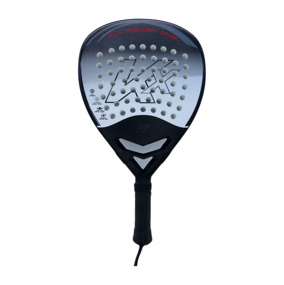 Raqueta De Padel Carbon All Court One Kx By K6 (Gris/Blanco) KX BY K6 Papeleta x 1 
