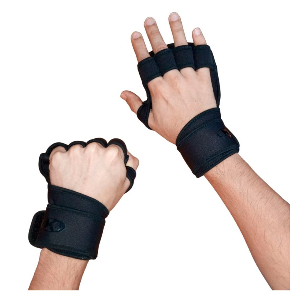 Calleras Cossfit Calistenia Pesas Muñequera K6 Gym Grip P+ Talla M K6 PAPELETA x 2 