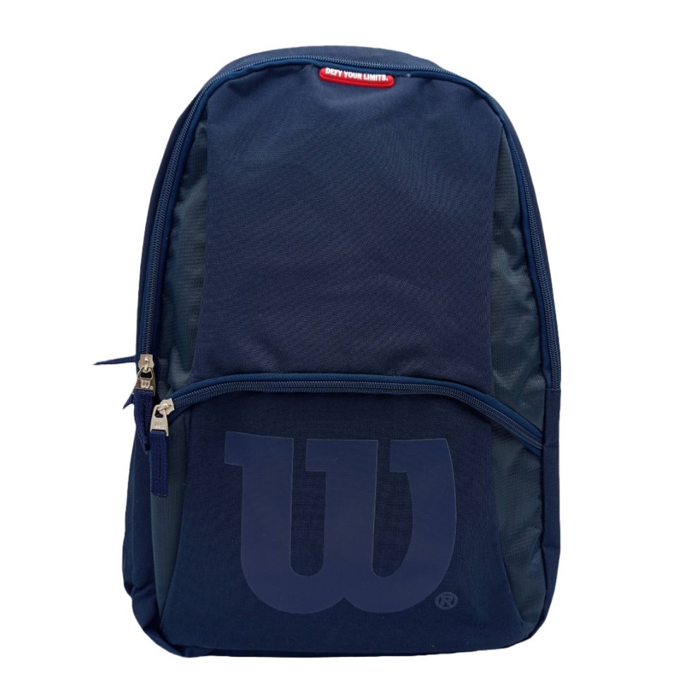 Morral Escolar Mochila Universitaria Wilson Bolso Unisex Elemental Azul marino Wilson BOLSA x 1 MODELO: Morral Elemental Unisex

Posee espacio suficiente para todas tus cosas. Este morral resistente cuenta con tres compartimientos: uno grande y principal, uno mediano y uno pequeño frontal para g