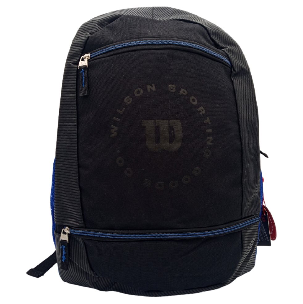 Morral Ejecutivo Universitario Lagos De Wilson Unisex Wilson BOLSA x 1 Modelo: Wilson Lagos 

Nuestros Bolsos Wilson Poseen espacio suficiente para todo lo que necesites al salir de casa, con correas acolchadas y ajustables, cuenta con espaldar acolchado. además posee un