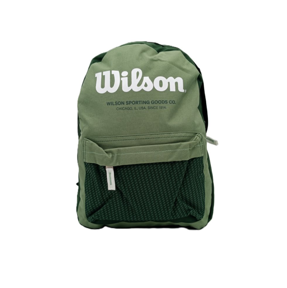 Morral Casual Wilson Lisboa (Verde) Wilson Papeleta x 1 MODELO: LISBOADescubre el Morral Casual Wilson Lisboa, la combinación perfecta de estilo y funcionalidad. Este morral, elaborado en 100% poliéster, está diseñado para acompañarte en todas tus aventura