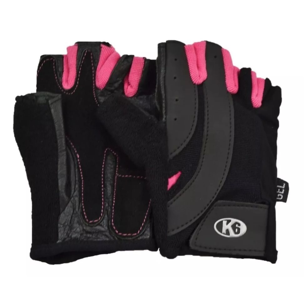 K6 Guante Para Pesas Sin Muñequera Mod. Energetic (Fucsia) Talla L K6 Papeleta x 1 DESCRIPCIÓN DEL PRODUCTOCuenta con un sistema de protección con gel Padding, que ofrece el mejor agarre al usuario y evita lesiones en las manos. Además posee patrón antideslizante para lograr mejor a
