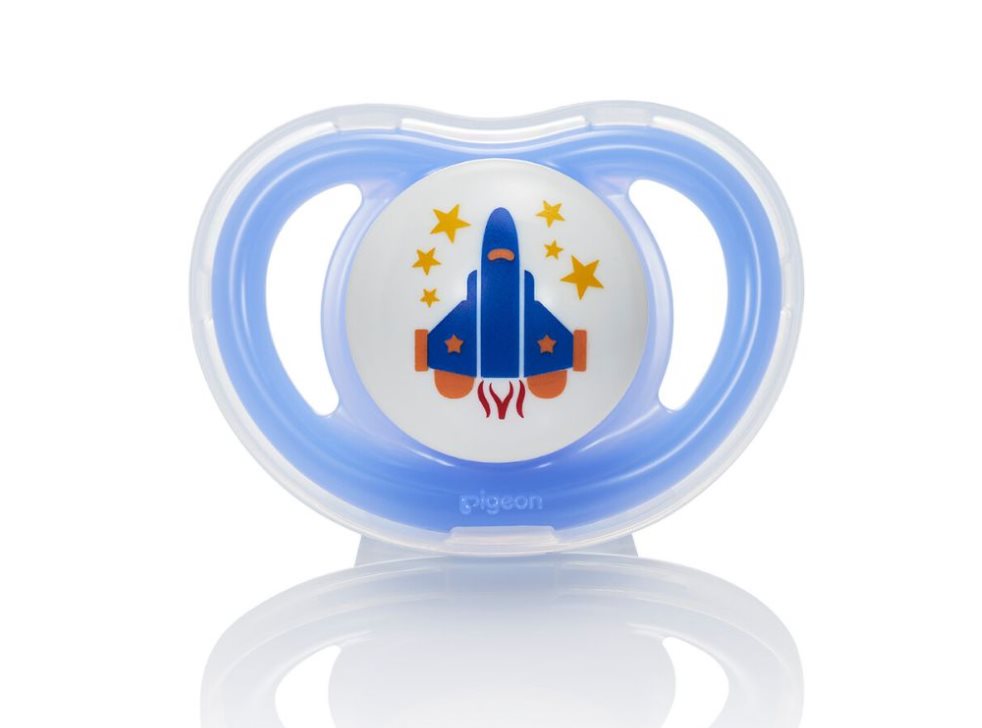 Chupo de Entretención Mini Light Talla M Nave Niño Pigeon Blíster  x 1  