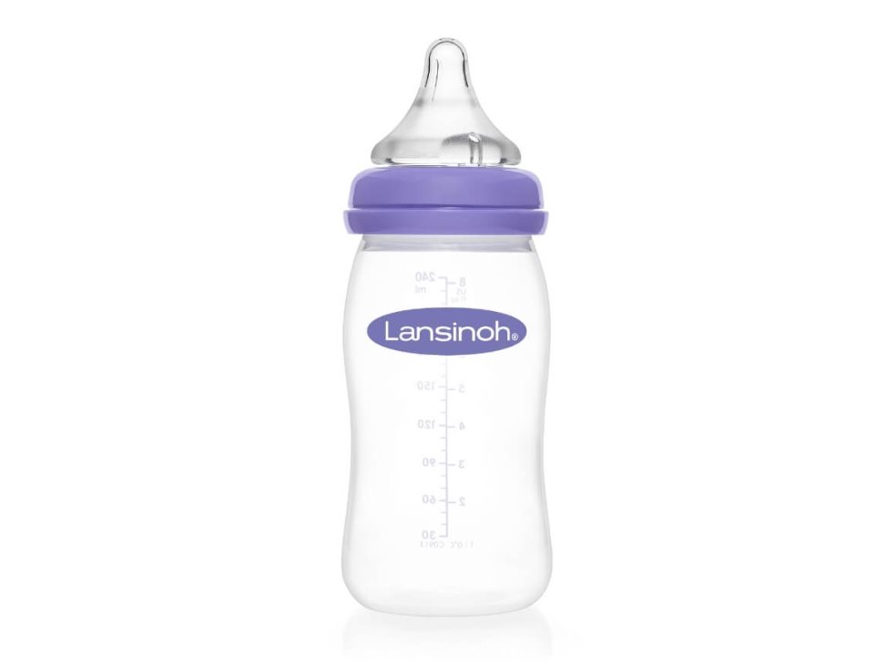 Tetero PP 8 OZ Flujo Medio  Lansinoh Caja x 1 