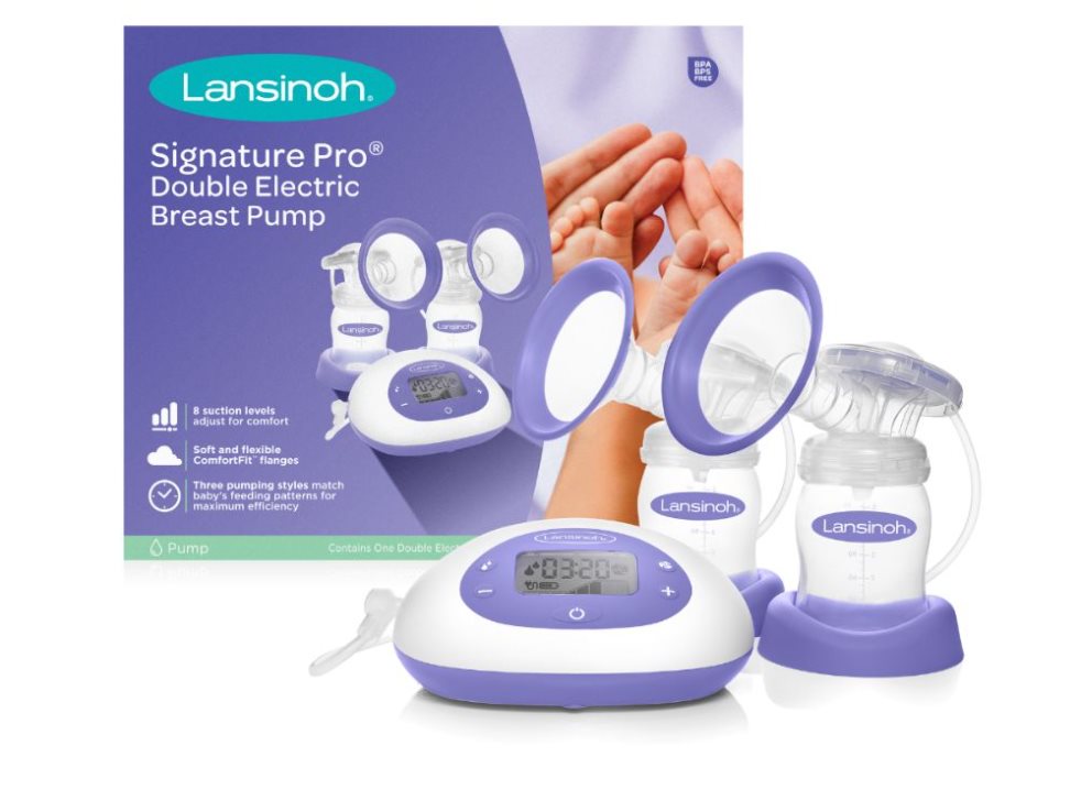 Extractor de Leche Eléctrico Doble Signature Pro  Lansinoh Caja x 1 