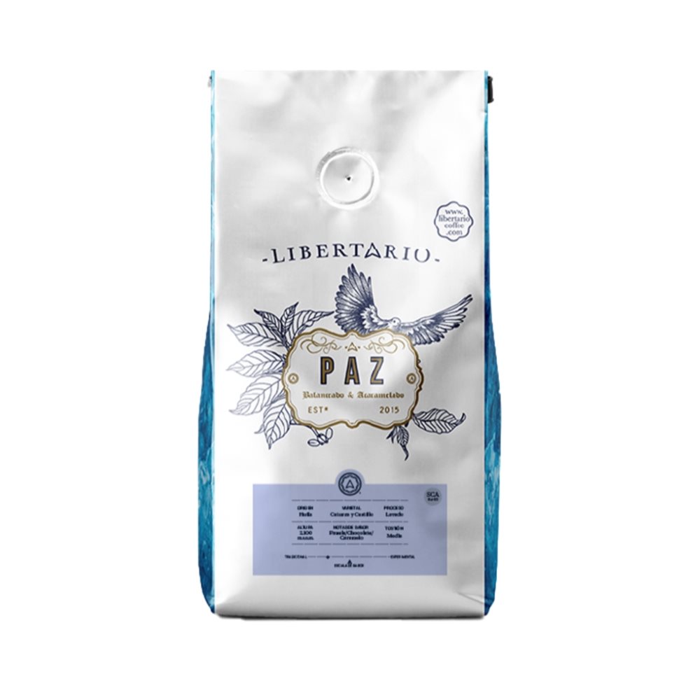 Paz Molido Libertario Coffee Doypack x 454gr x 1 und Paz Molido Libertario Coffee Doypack x 454gr x 1 und