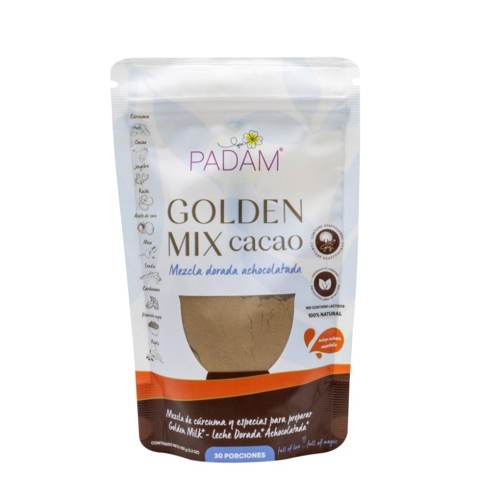Golden Milk Cocoa / Leche Achocolatada  Padam Doypack x 100gr x 1 und