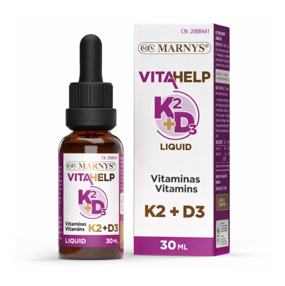 Vitahelp Vitamina K2 + D3 Frasco Gotero x 30ml Marnys Frasco Gotero x 1