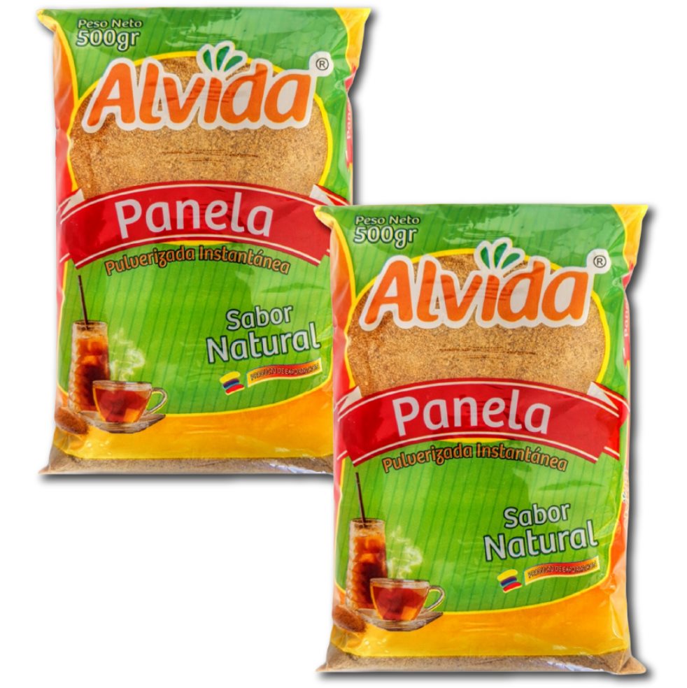 Panela Alvida Pulverizada Natural Bolsa X 500 Gr Pack X 2 Alvida Bolsa x 2 Panela Alvida Natural Bolsa X 500 Gr