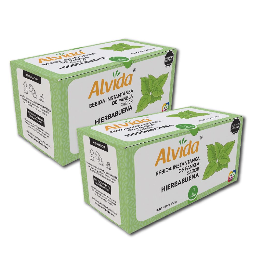 Aromática Alvida Panela Hierbabuena X 6 Gr Display X 22 Unds Pack X 2 Alvida Display x 22 undefined