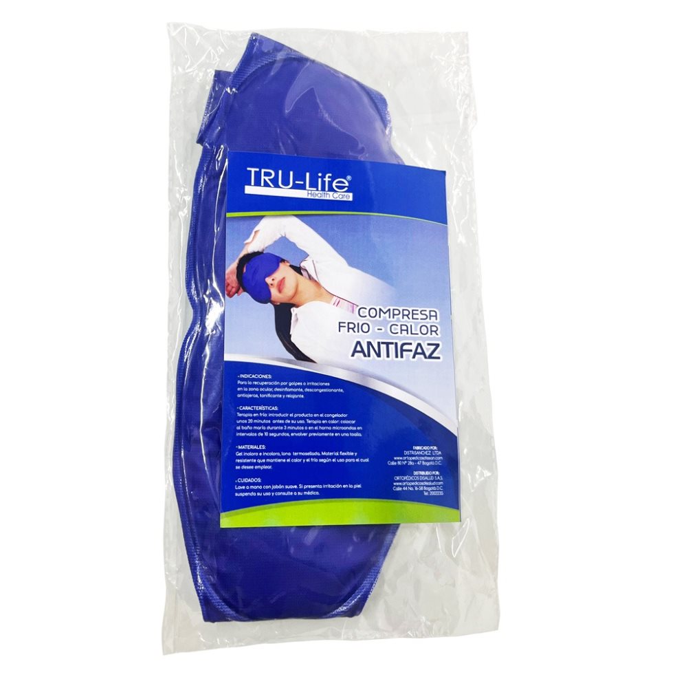 COMPRESA FRIO CALOR ANTIFAZ GRANDE TRULIFE Bolsa x 1 