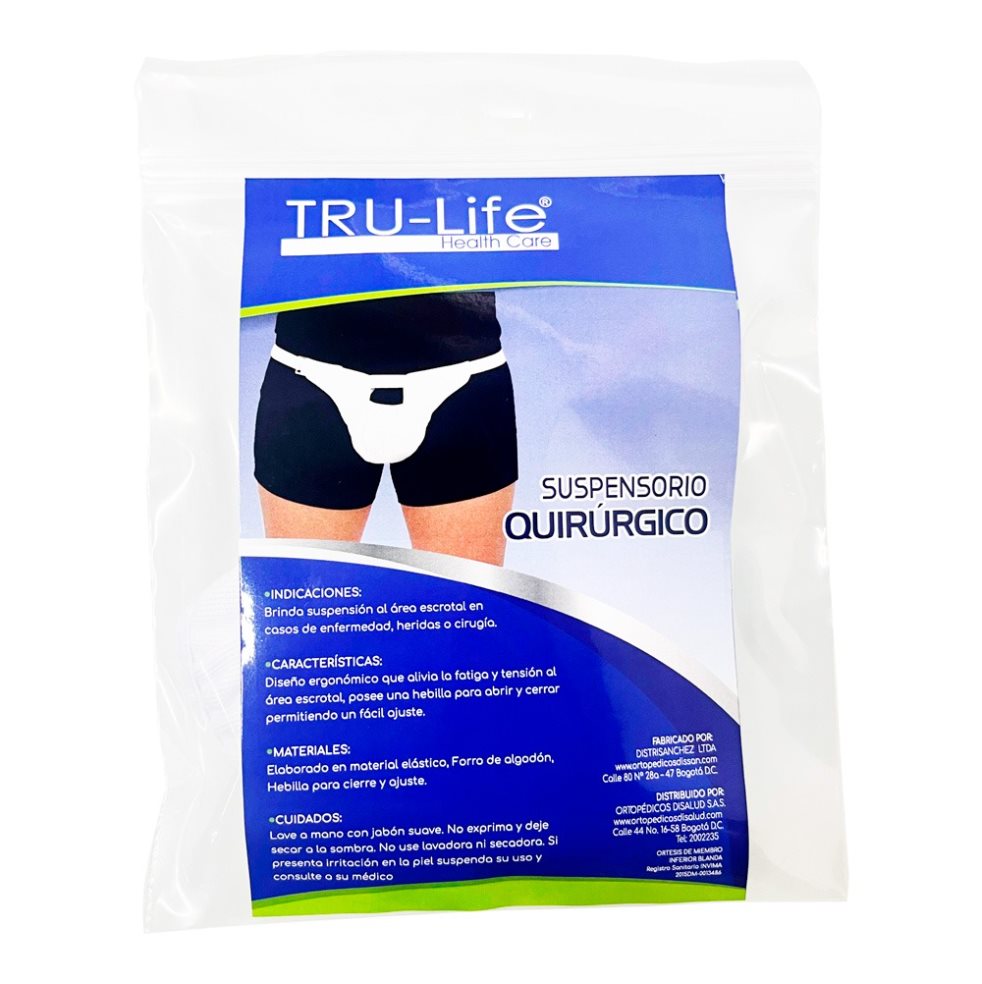 SUSPENSORIO QUIRURGICO XL  TRUELIFE BOLSA x 1 