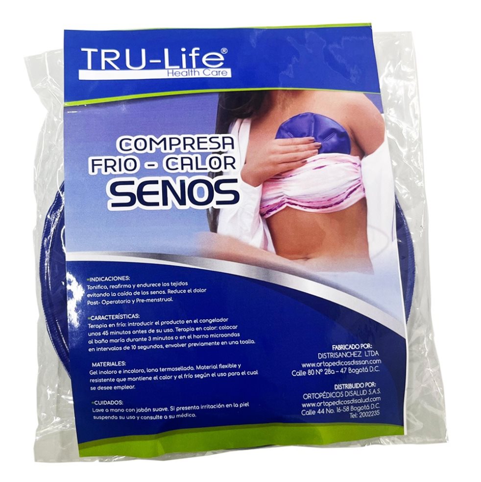 Compresa Frío Calor Senos L/xl (Par) Trulife Bolsa X 2
