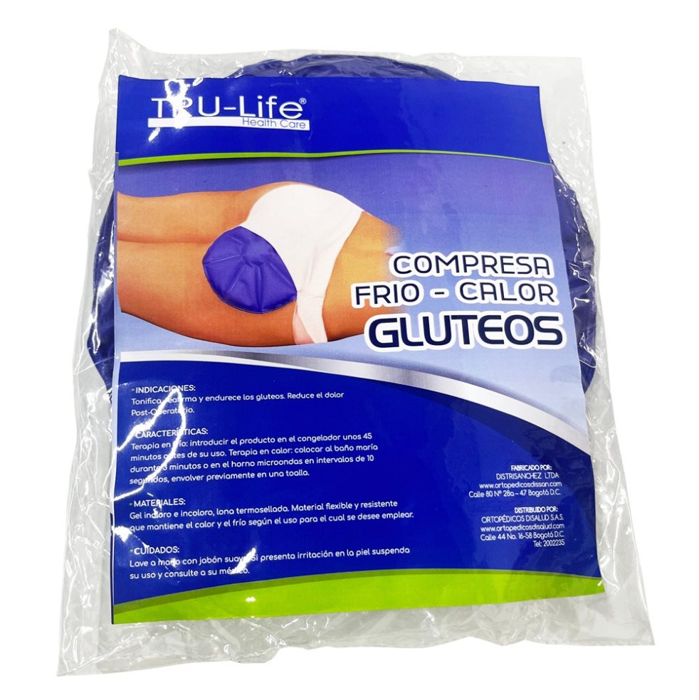 COMPRESA FRIO CALOR GLUTEOS (PAR) TRULIFE Bolsa x 2