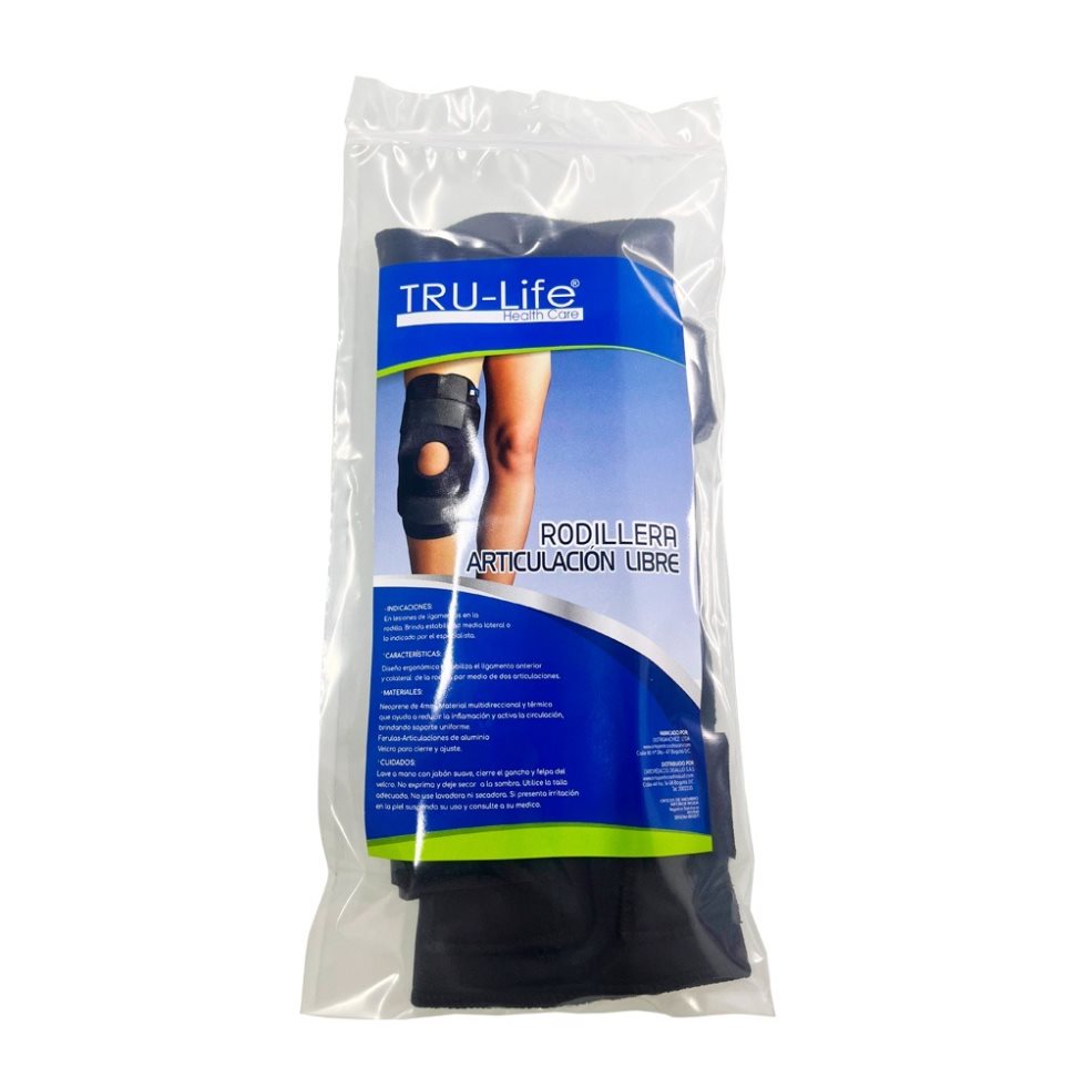 RODILLERA ARTICULACIÓN LIBRE M TRULIFE BOLSA x 1 