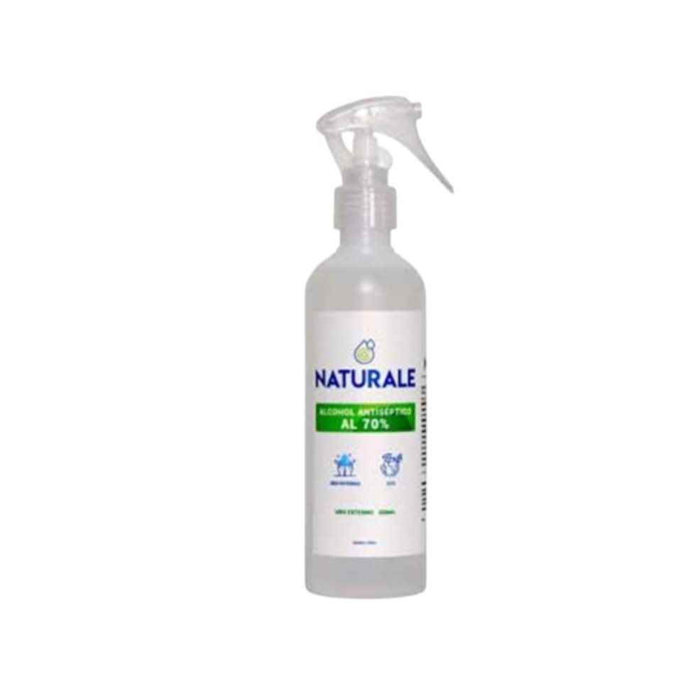 ALCOHOL NATURALE GLICERINADO/SPRAY 70% 500ML NATURALE ALCOHOL ANTIBACTERIAL GLICERINADO NATURALE SPRAY 500 ML x 1