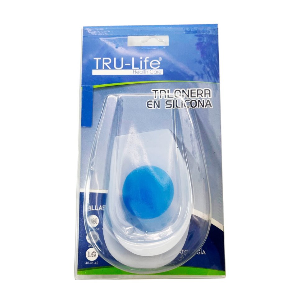 TALONERA SILICONA TALLA S TRULIFE BOLSA x 2 