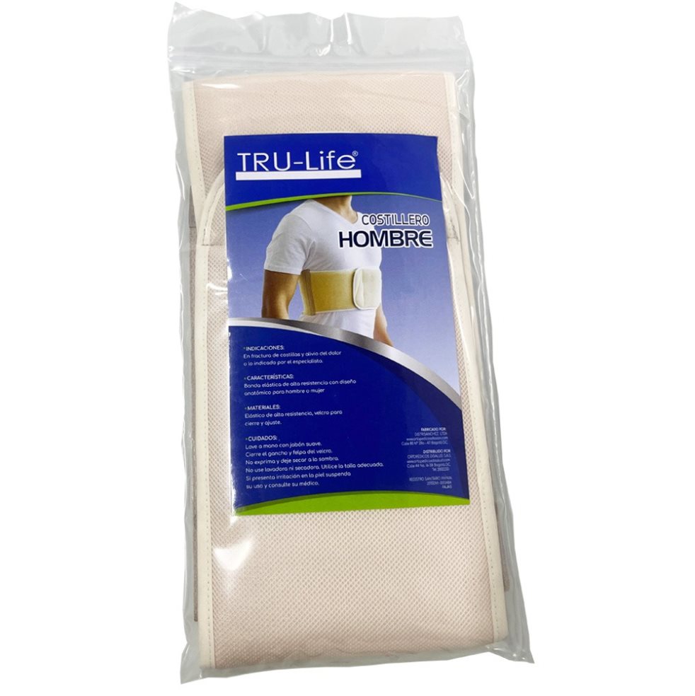 COSTILLERO HOMBRE TALLA XL TRULIFE BOLSA x 1 