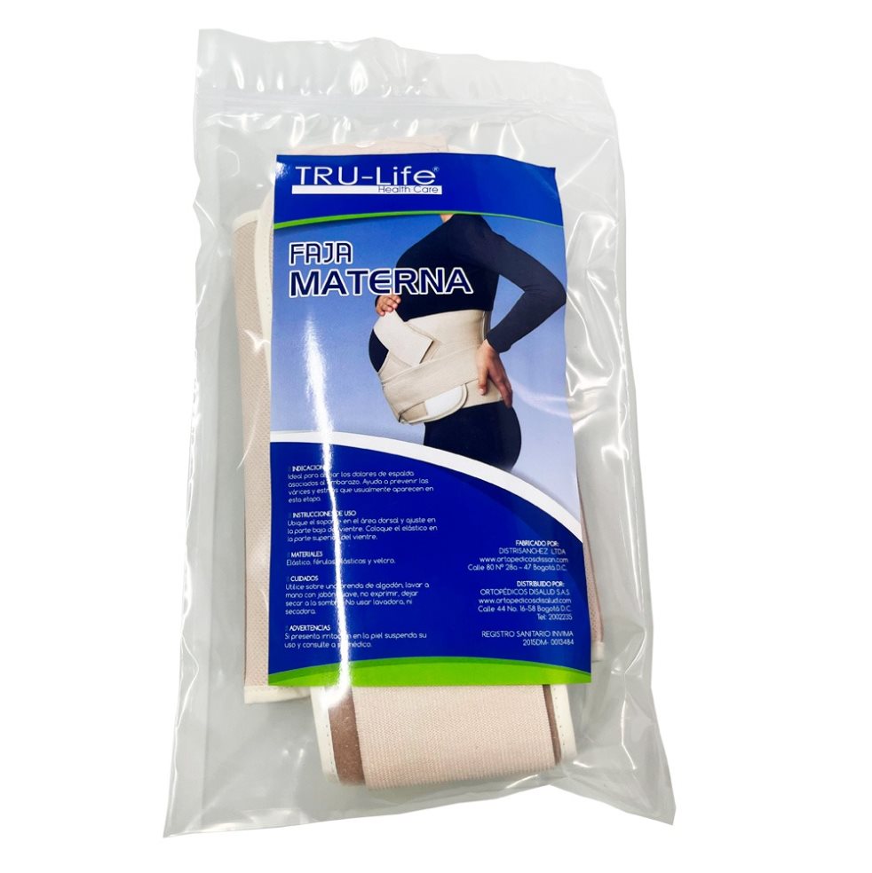 FAJA MATERNA  TRULIFE BOLSA x 1 