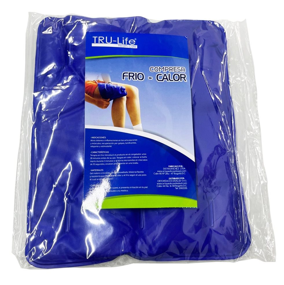 COMPRESA FRIO CALOR GRANDE 28 X 23 TRULIFE Bolsa x 1 COMPRESA FRIO CALOR GRANDE 28 X 23 TRULIFE Bolsa x 1
