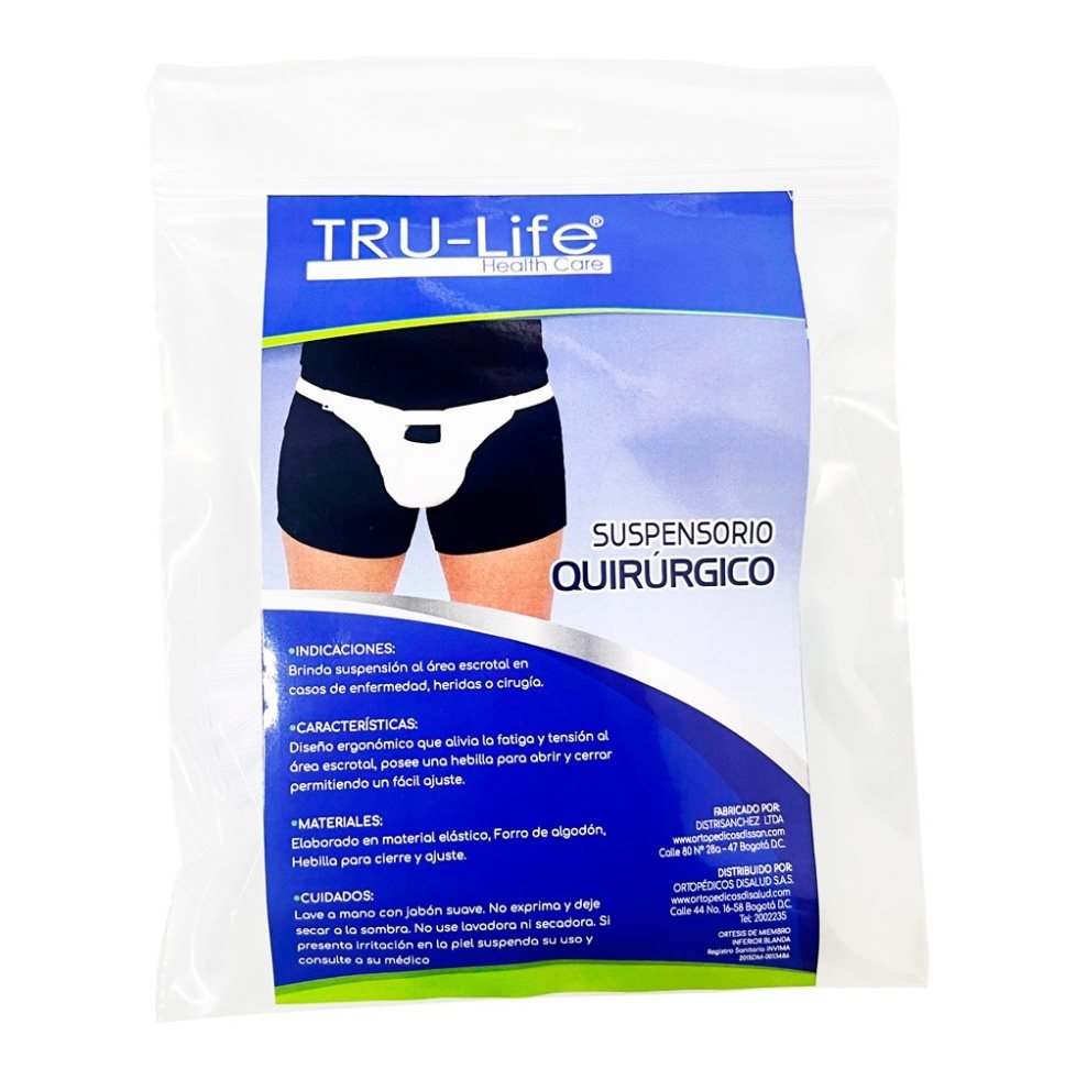 SUSPENSORIO QUIRURGICO L TRULIFE BOLSA x 1 
