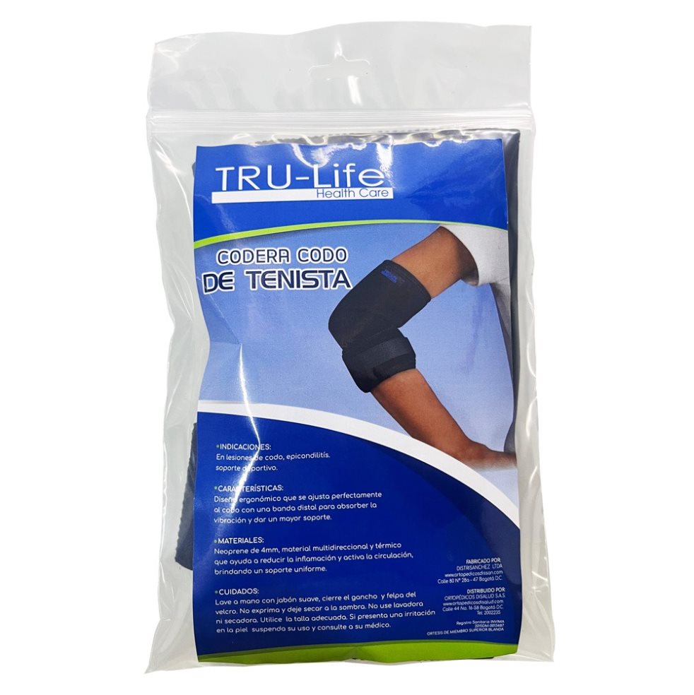 CODERA CODO DE TENISTA TALLA M  TRULIFE Bolsa x 1 